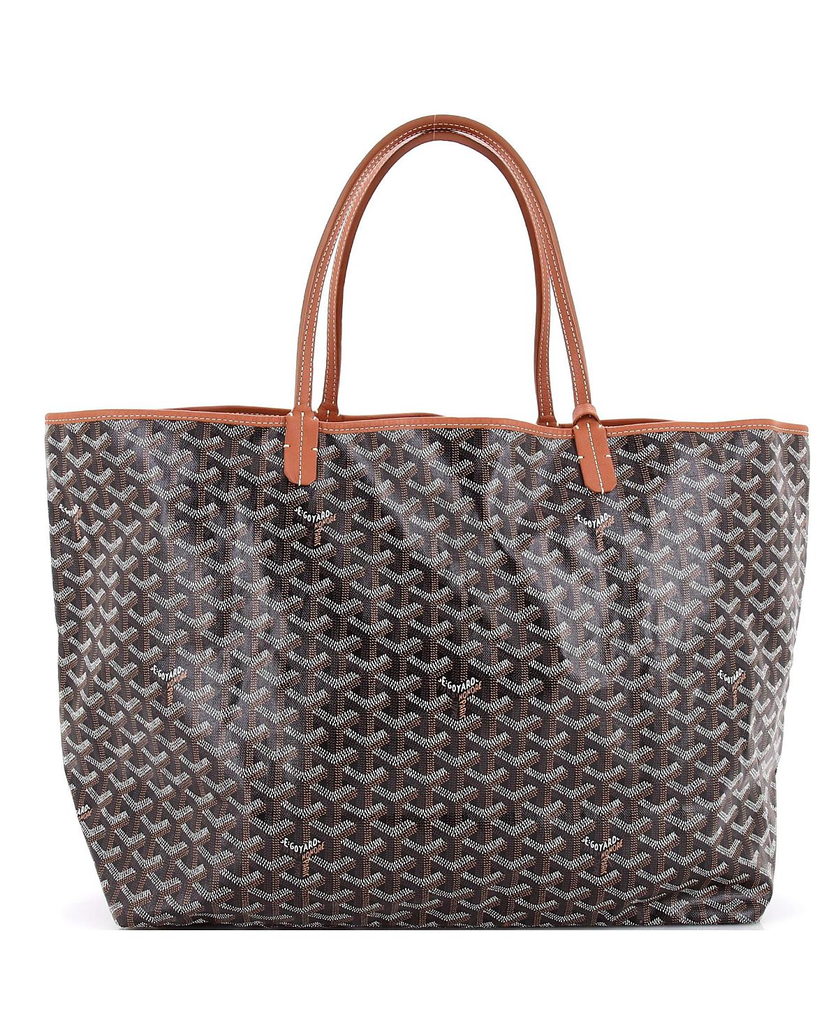 Pre-Owned Goyard Gm Saint Louis Tote Coated Canvas