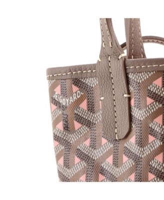 Mini Poitiers Tote Claire Voie Coated Canvas