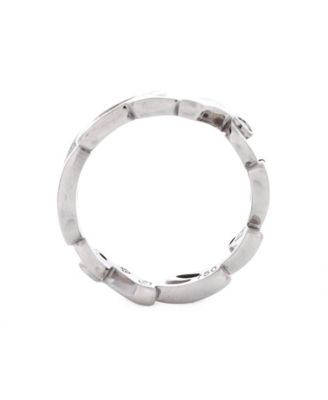  Signature 3 Diamonds Ring 18K White Gold with Diamonds