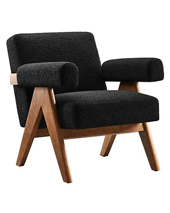 Lyra Boucle Fabric Armchair