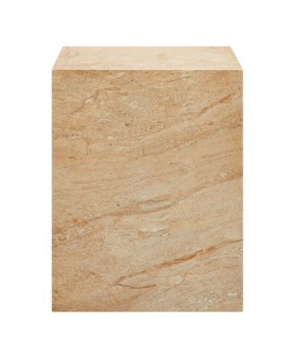 Jordana Square Plinth Indoor - Outdoor Patio Concrete Side Table