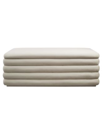 Mezzo Upholstered Performance Velvet Storage Bench