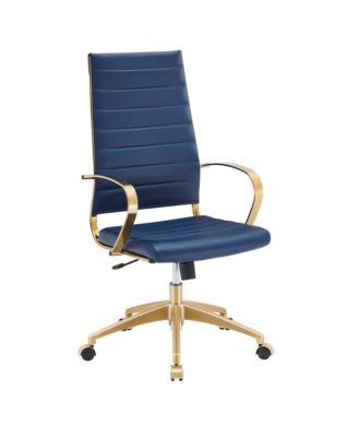 Jive Gold Stainless Steel Highback Office Chair