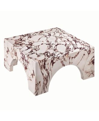 Valen Indoor - Outdoor Patio Arched Concrete Coffee Table