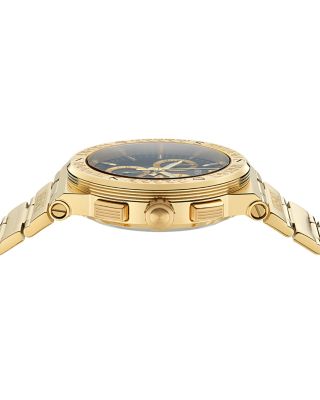 Greca Logo Chronograph Bracelet Watch, 40mm