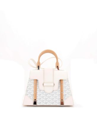  PM Saigon Top Handle Bag Coated Canvas with Leather