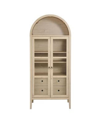 Nolan Tall Arched Storage Display Cabinet
