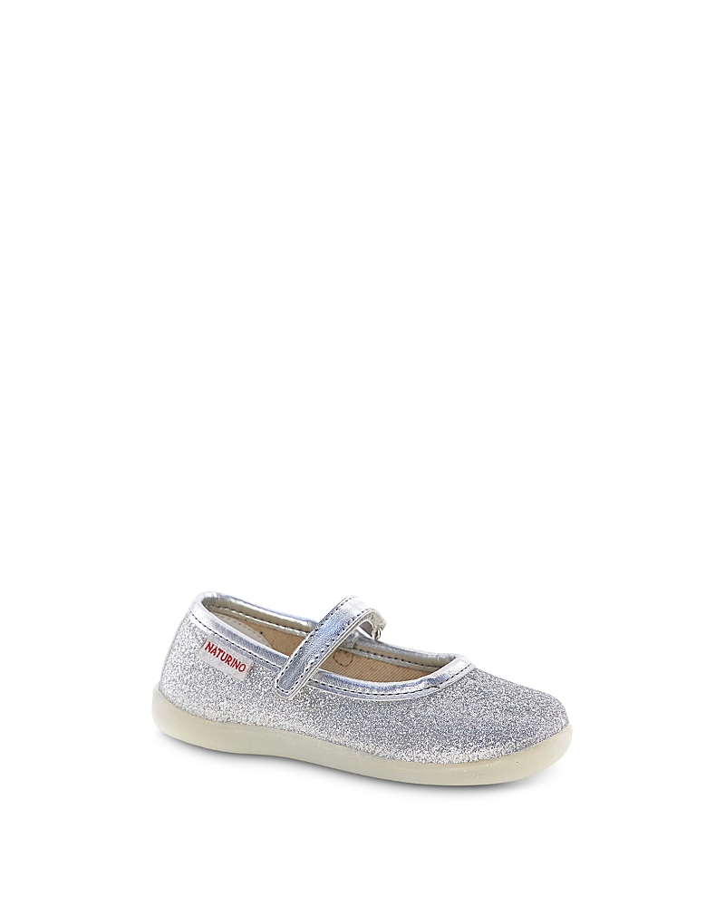 Naturino Girls' Pavia 2 Glitter Ballet Flats - Baby, Little Kid