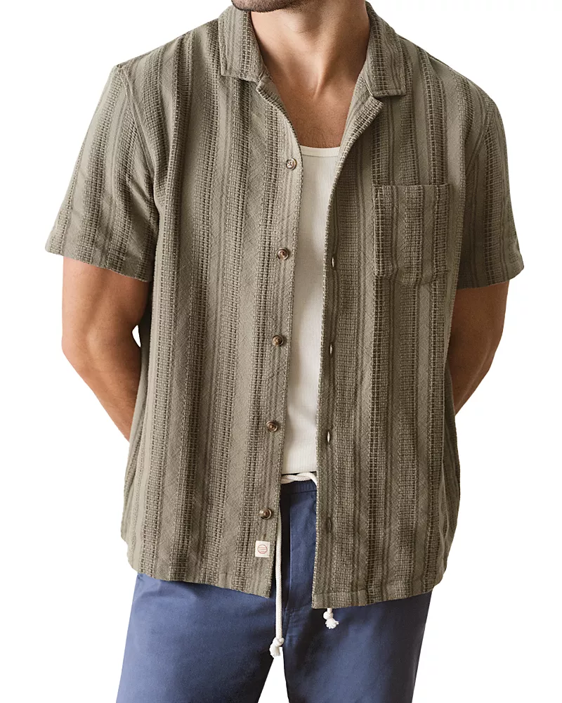 Marine Layer Dobby Stripe Resort Shirt