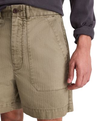 Fatigue 6" Shorts in Herringbone