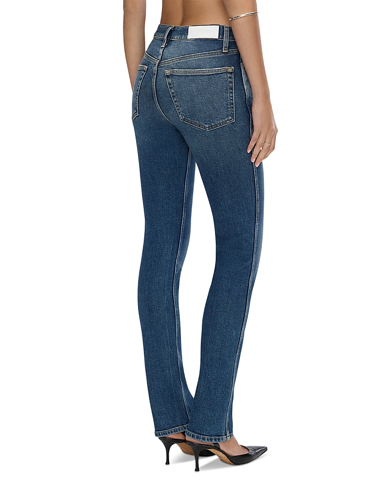 Re/Done The Dagger High Rise Slim Jeans in Sonoma Indigo