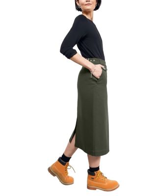  The Essential Cotton Twill Utility Wrap Skirt
