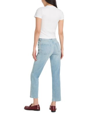 Good Icon High Rise Straight Ankle Jeans in Indigo1137