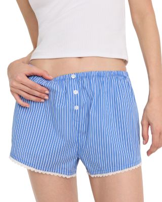 Poplin Pull On Boxer Shorts