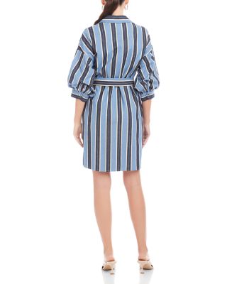 Blaire Lantern Sleeve Tie Dress