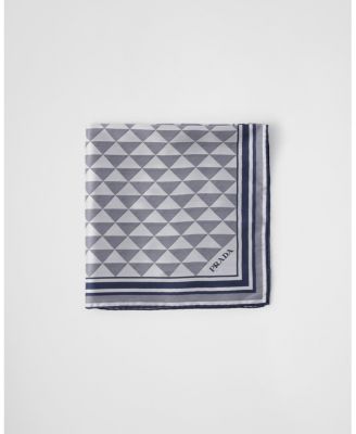  Jacquard Silk Scarf 55X55