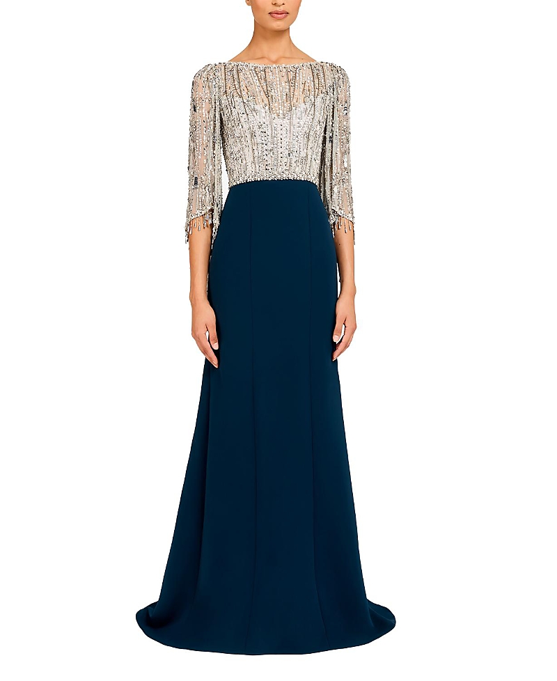 Jenny Packham Wanderlust Embellished-Details Maxi Dress