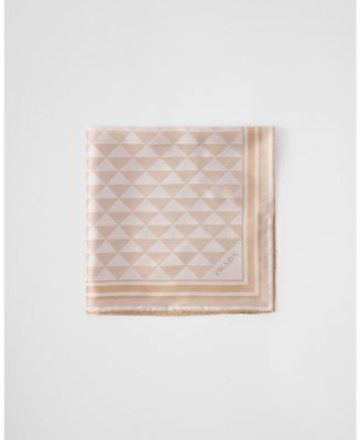  Jacquard Silk Scarf 55X55