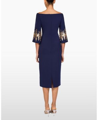 Aster Sequin-Embellished Midi Dress