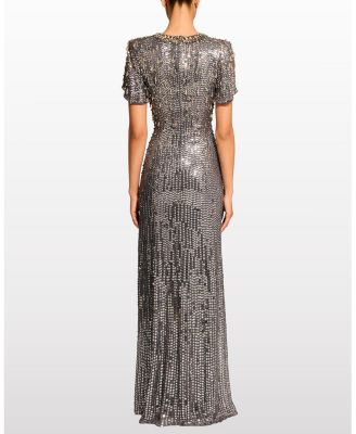 Serenity Sequin-Embellished Gown