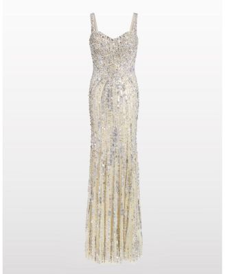  Da Vinci Sequin-Embellished Dress