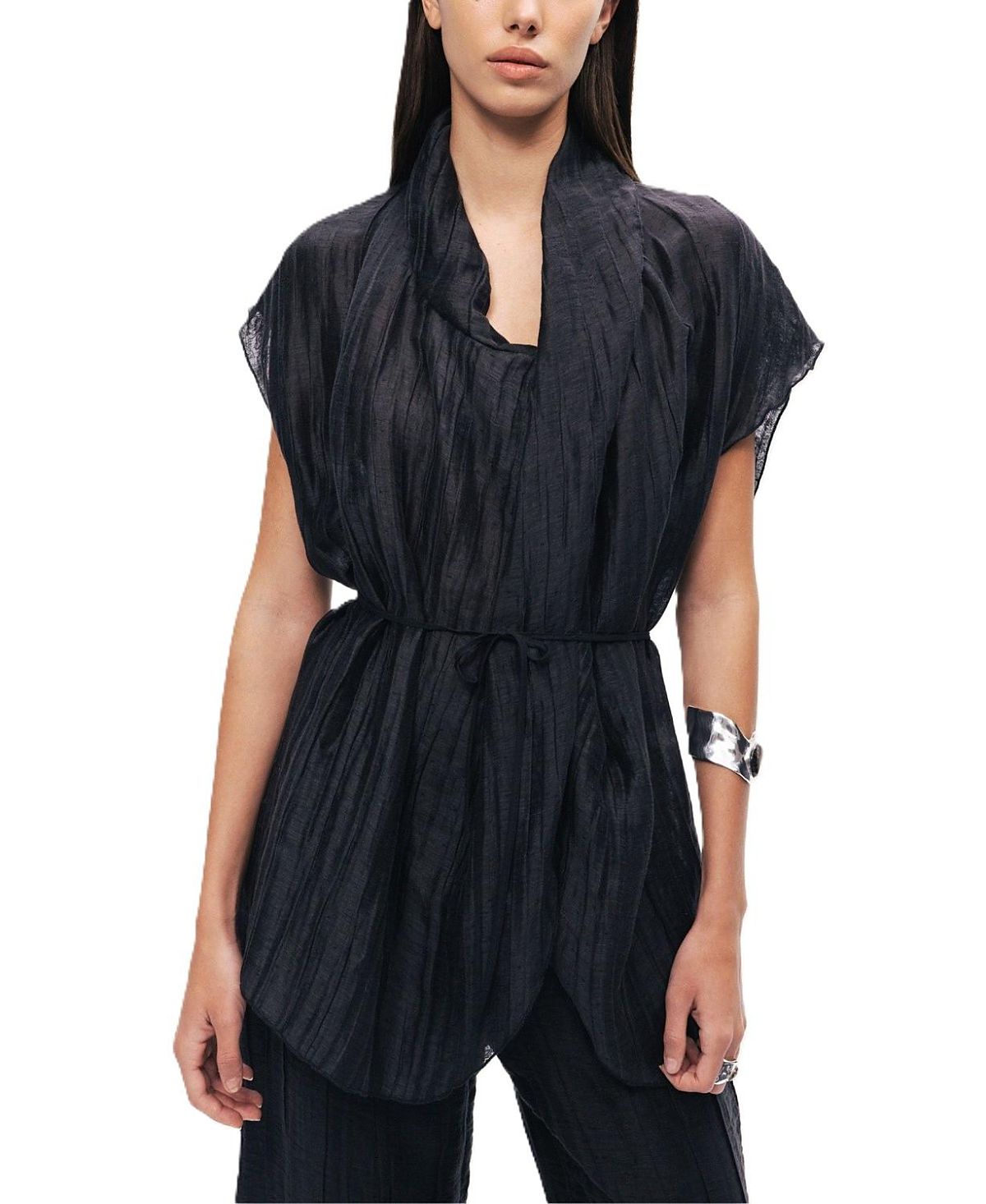 Nocturne Belted Vest