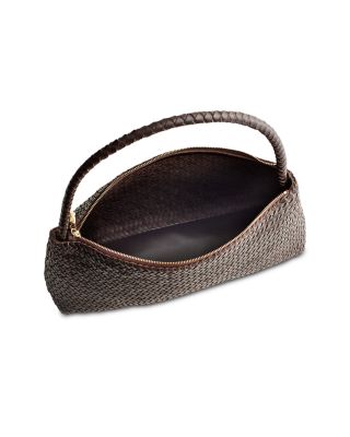 The Signature Woven Collection Large Leather Shoulder Bag
