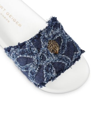 Women's Meena Eagle Denim Slide Sandals