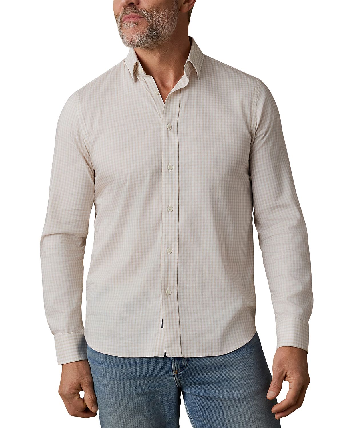 Faherty The Movement Long Sleeve Button Down Shirt