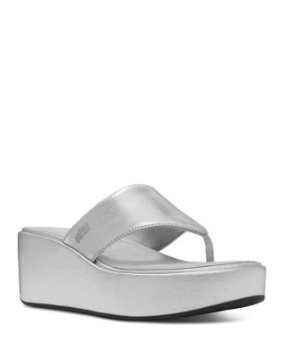 Women's Platform Wedge Thong Sandals