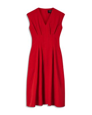 Petite Panel Linen Blend Dress