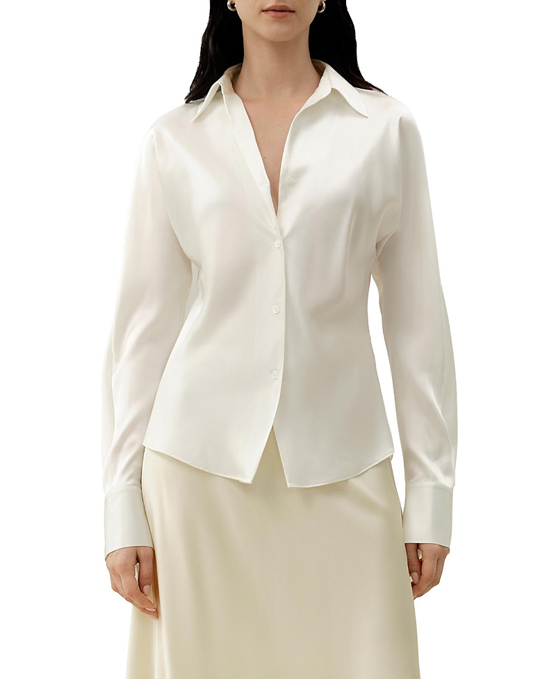 Lilysilk Bias Cut Silk Shirt