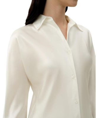  Bias Cut Silk Shirt