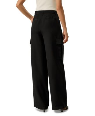  Silk Crepe Cargo Pant