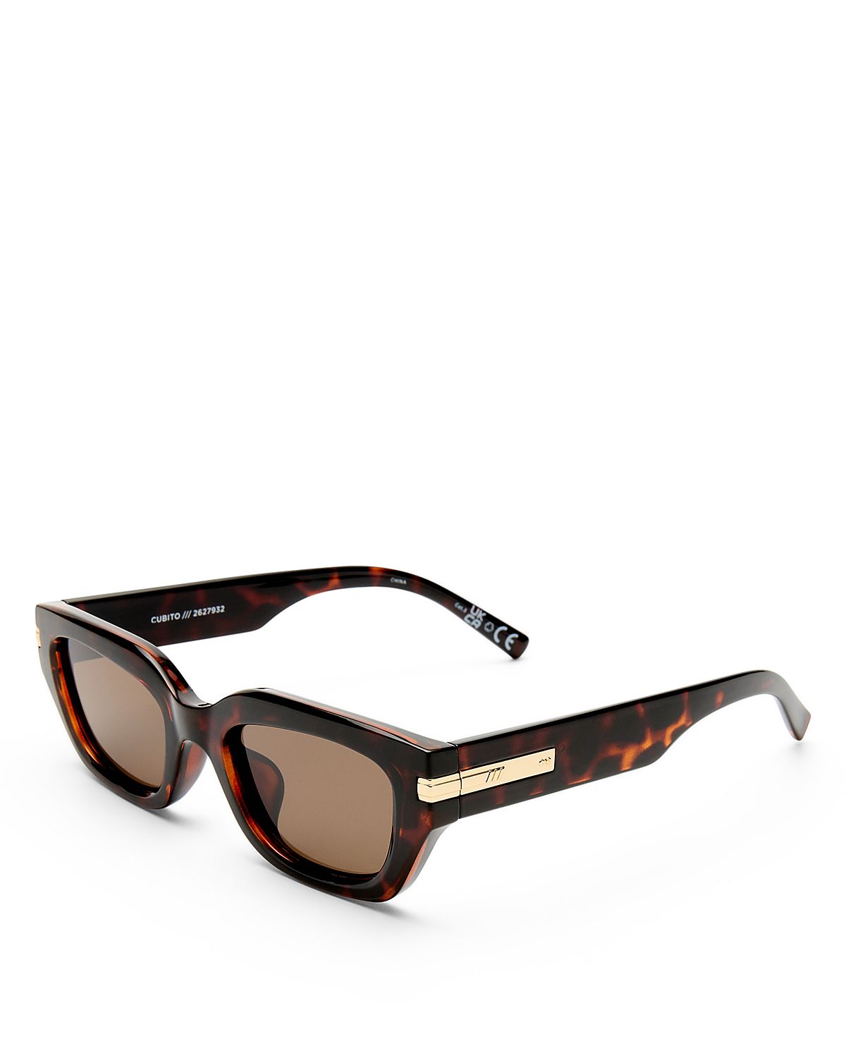 Le Specs Cubito D Frame Sunglasses, 51mm