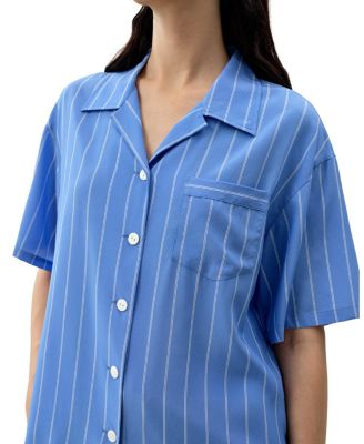  Amalfi Striped Cuban Collar Shirt