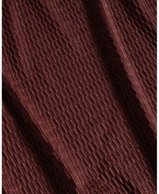 Layla U-Bar Trim Metallic Lowrise Hipster Bikini Bottom