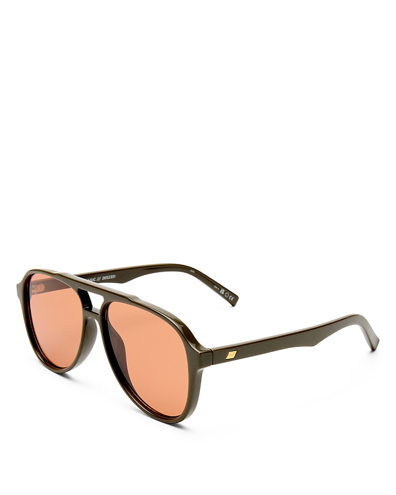 Le Specs Tragic Magic Aviator Sunglasses, 56mm
