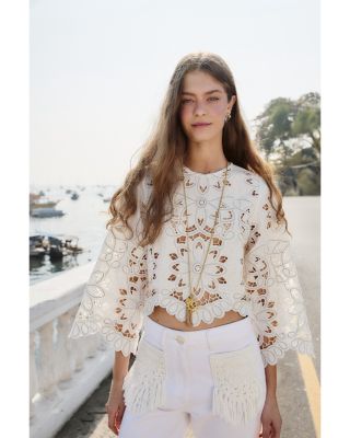 Richilieu Embroidered Top