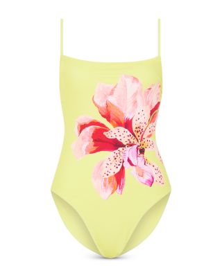 Songe D'Iris Strapless One Piece Swimsuit