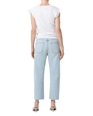 '90s Mid Rise Cropped Jeans in Distractio