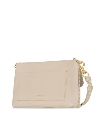 Darren Top Zip Leather Shoulder Bag