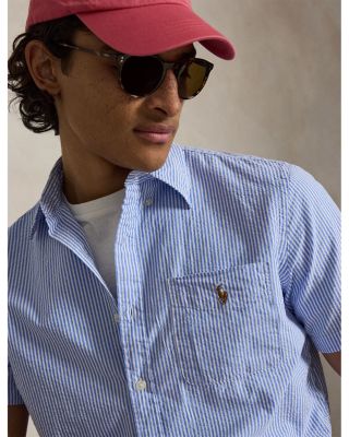 RL Prepster Classic Fit Seersucker Shirt