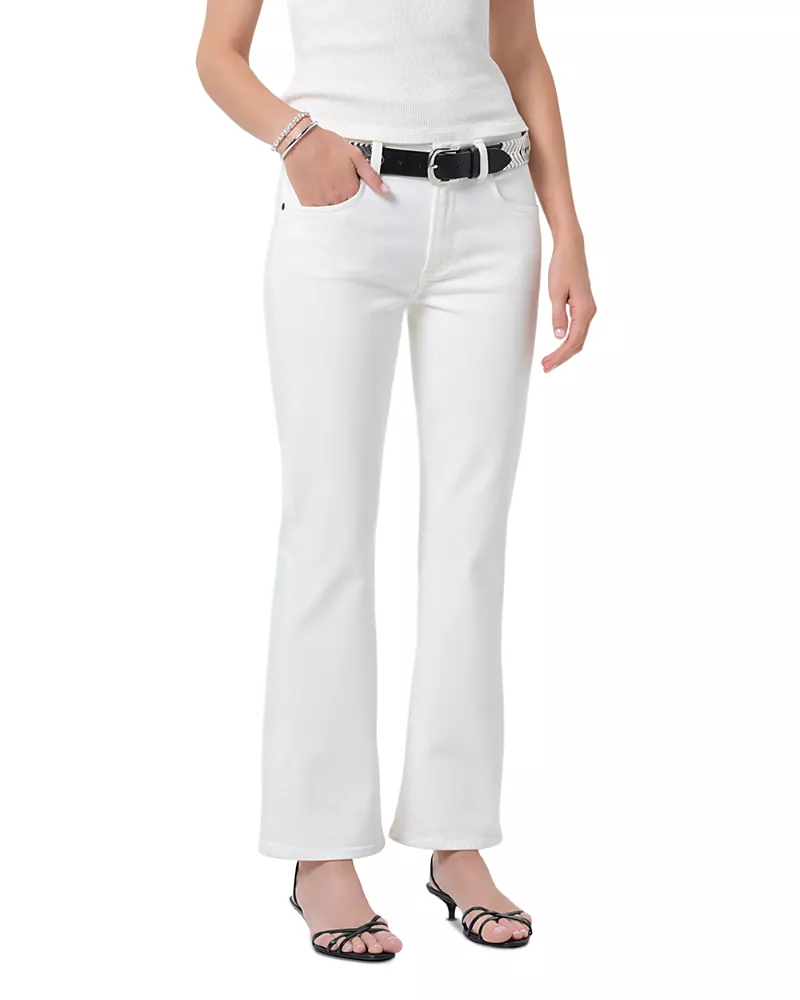 Citizens of Humanity Goldie Mid Rise Kick Flare Jeans in Pashmina