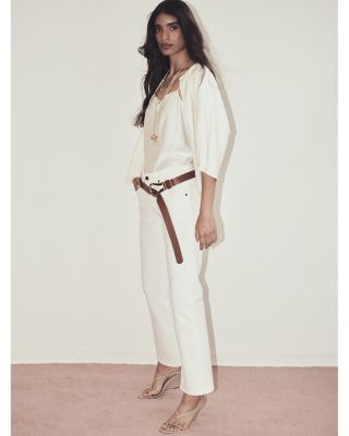  Goldie Mid Rise Kick Flare Jeans in Pashmina