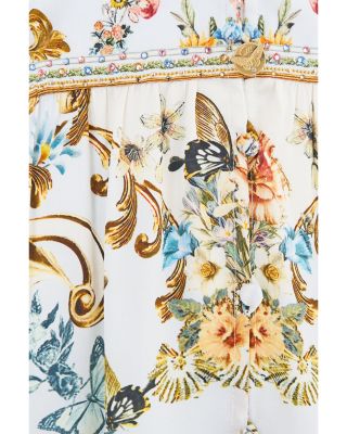 Button Front Frill Dress