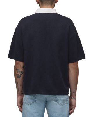 Contrast Collar Polo Shirt