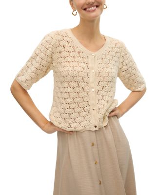 O Neck Button Cardigan