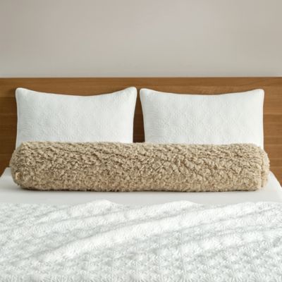 Shira Textured Sherpa Decorative Pillow, 48" x 8"