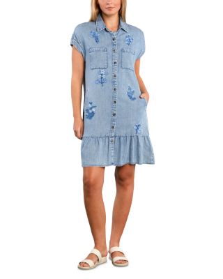 Poetic Floral Embroidered Dress